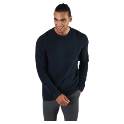 Aaron Knit Crew Neck Blue
