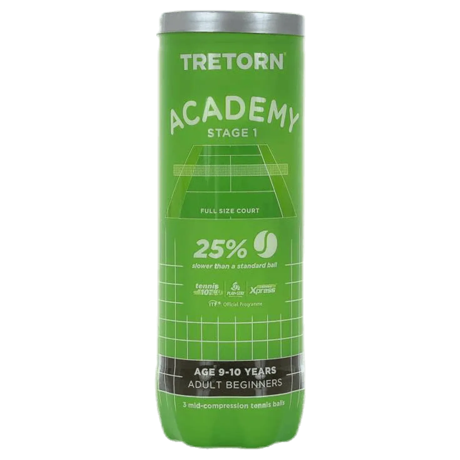 Academy Green 3 Tube Yellow