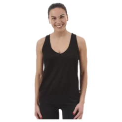 Actilove Solid Tank Top Black