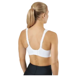 Active D+ Classic Support Bra White