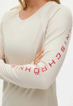 Active Logo Long Sleeve Oatmeal