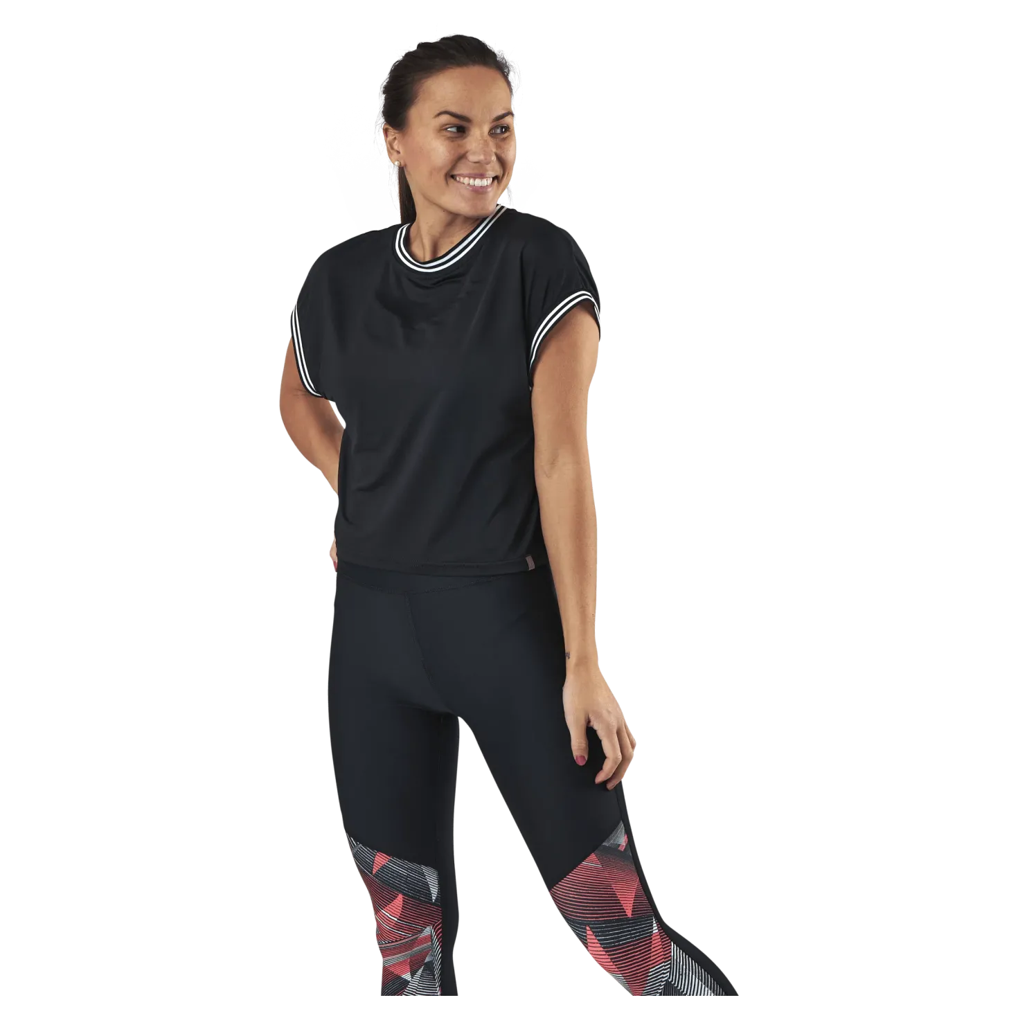 Ady SS Mesh Tee Black