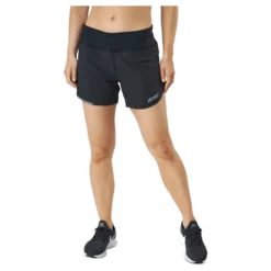 Aero 4 Inch Shorts Black/silver Reflective