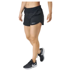 Aero 4 Inch Shorts Black/silver Reflective