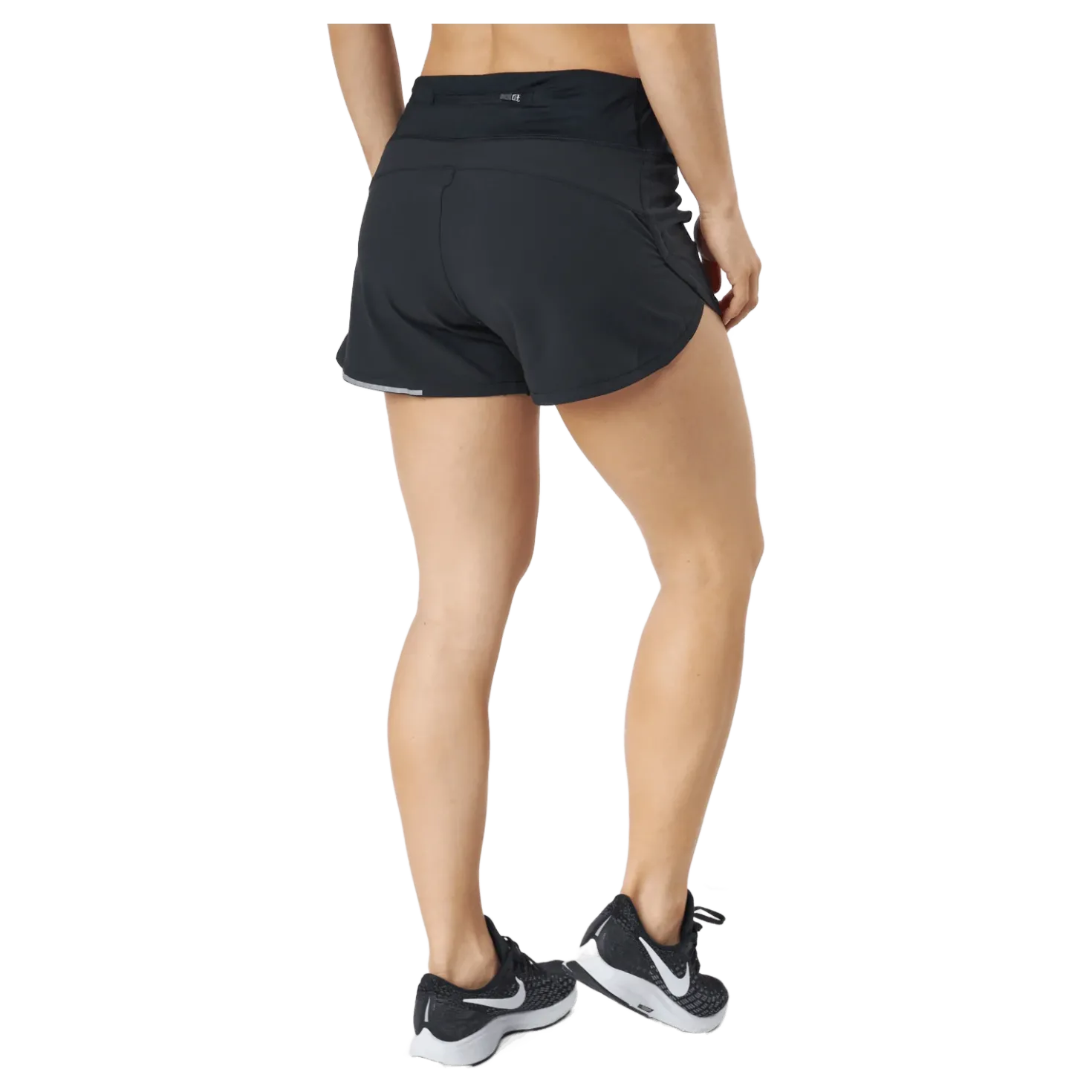 Aero 4 Inch Shorts Black/silver Reflective
