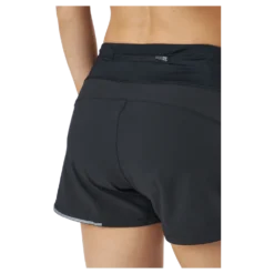 Aero 4 Inch Shorts Black/silver Reflective