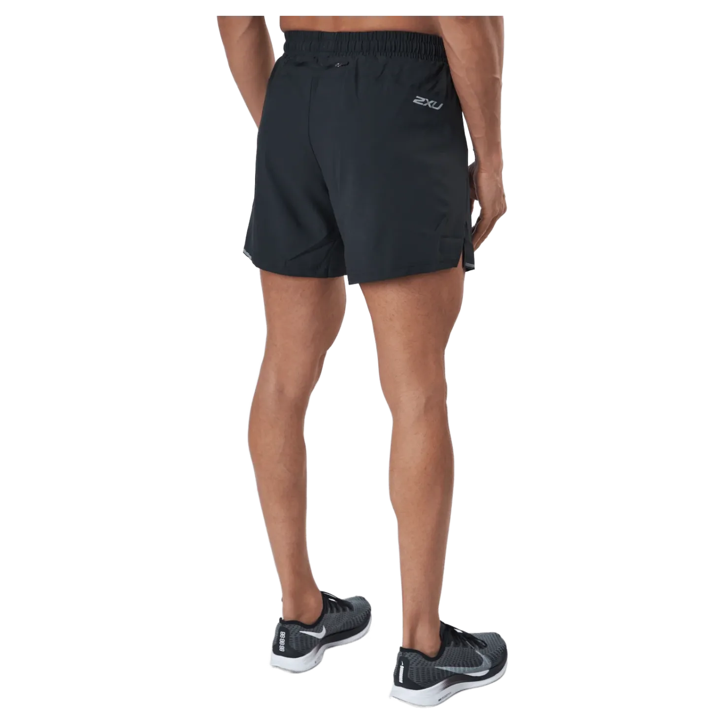 Aero 5 Inch Shorts Black/silver Reflective