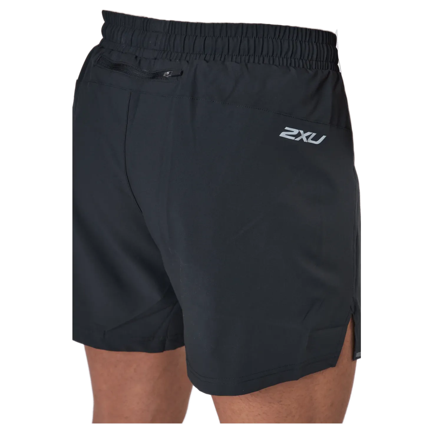 Aero 5 Inch Shorts Black/silver Reflective