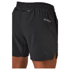 Aero 5 Inch Shorts Black/silver Reflective