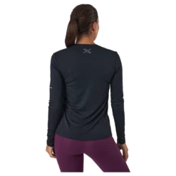 Aero L/s Black/silver Reflective