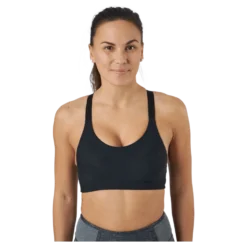 Aero Medium Impact Bra Black/black