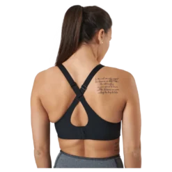 Aero Medium Impact Bra Black/black