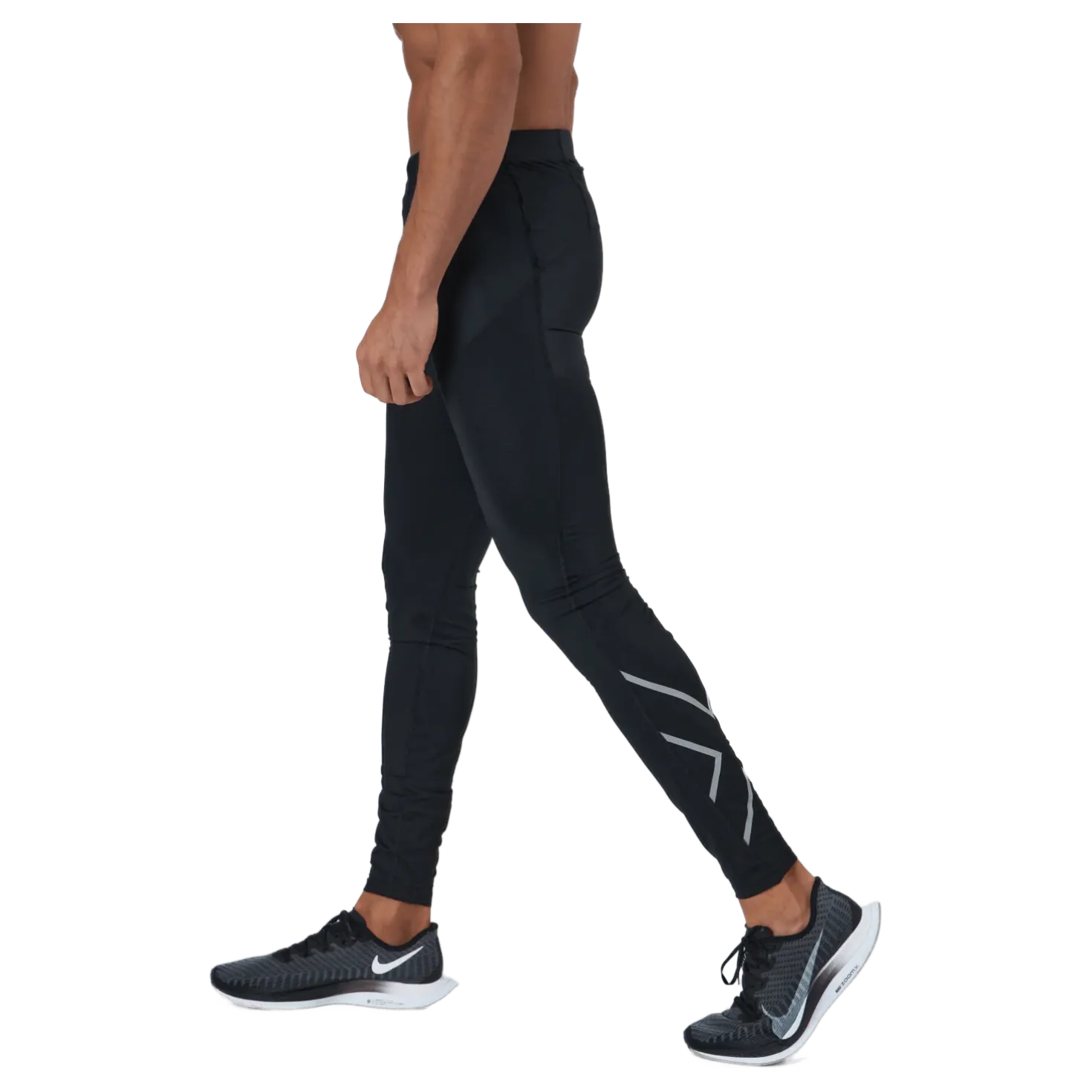 Aero Vent Compression Tights Black/silver Reflective