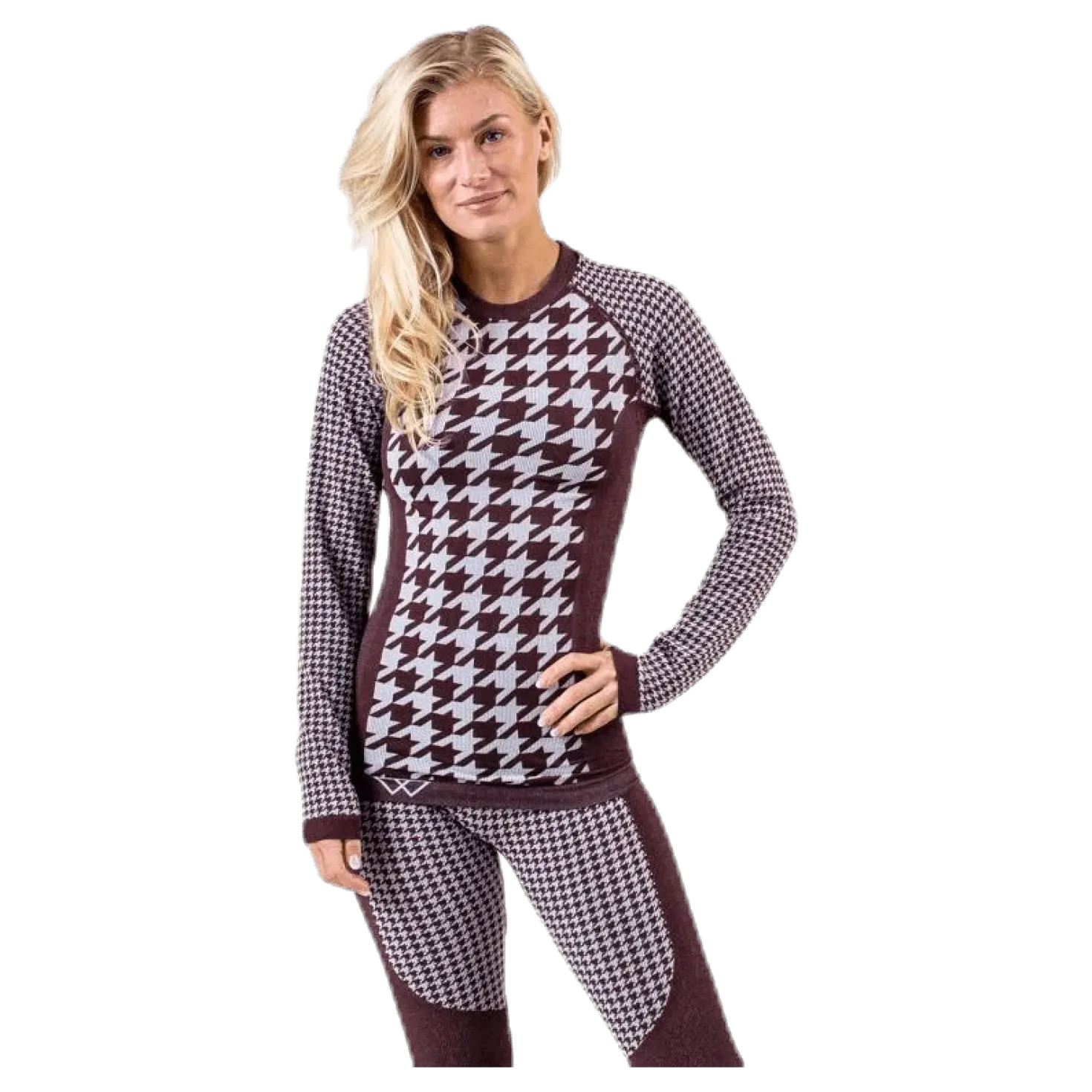 Agnes Top Purple/Brown
