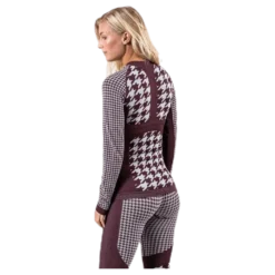Agnes Top Purple/Brown