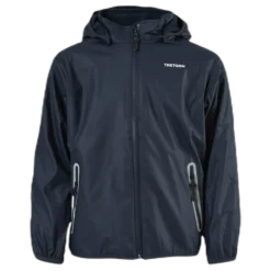 Aktiv Fleece-Lined Rain Jacket Blue