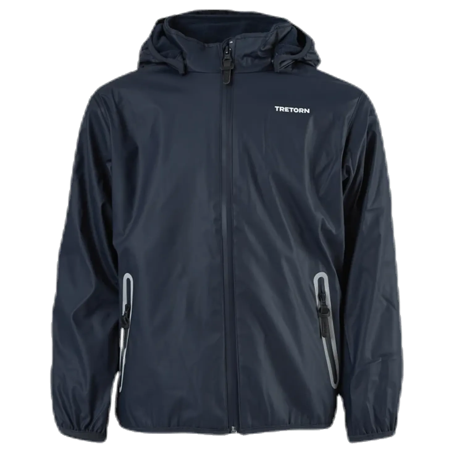 Aktiv Fleece-Lined Rain Jacket Blue