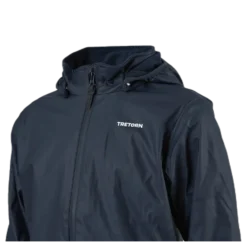 Aktiv Fleece-Lined Rain Jacket Blue