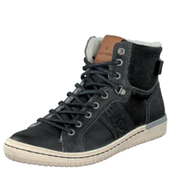 Alec Mid Fur Navy