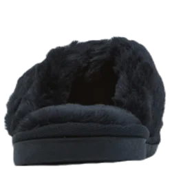 Alie Fluffy Slippers Black
