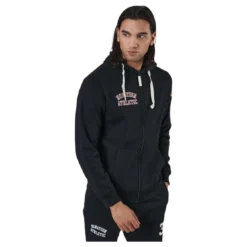 Alpha Full Zip Hood Black