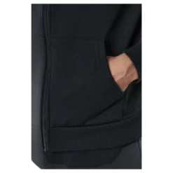 Alpha Full Zip Hood Black