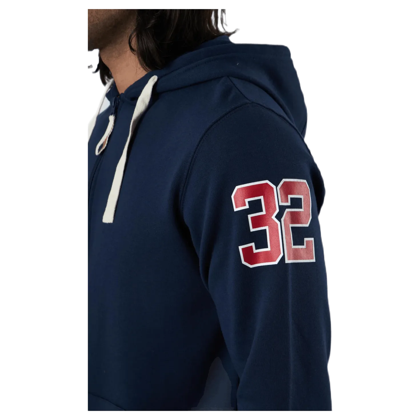 Alpha Full Zip Hood Blue