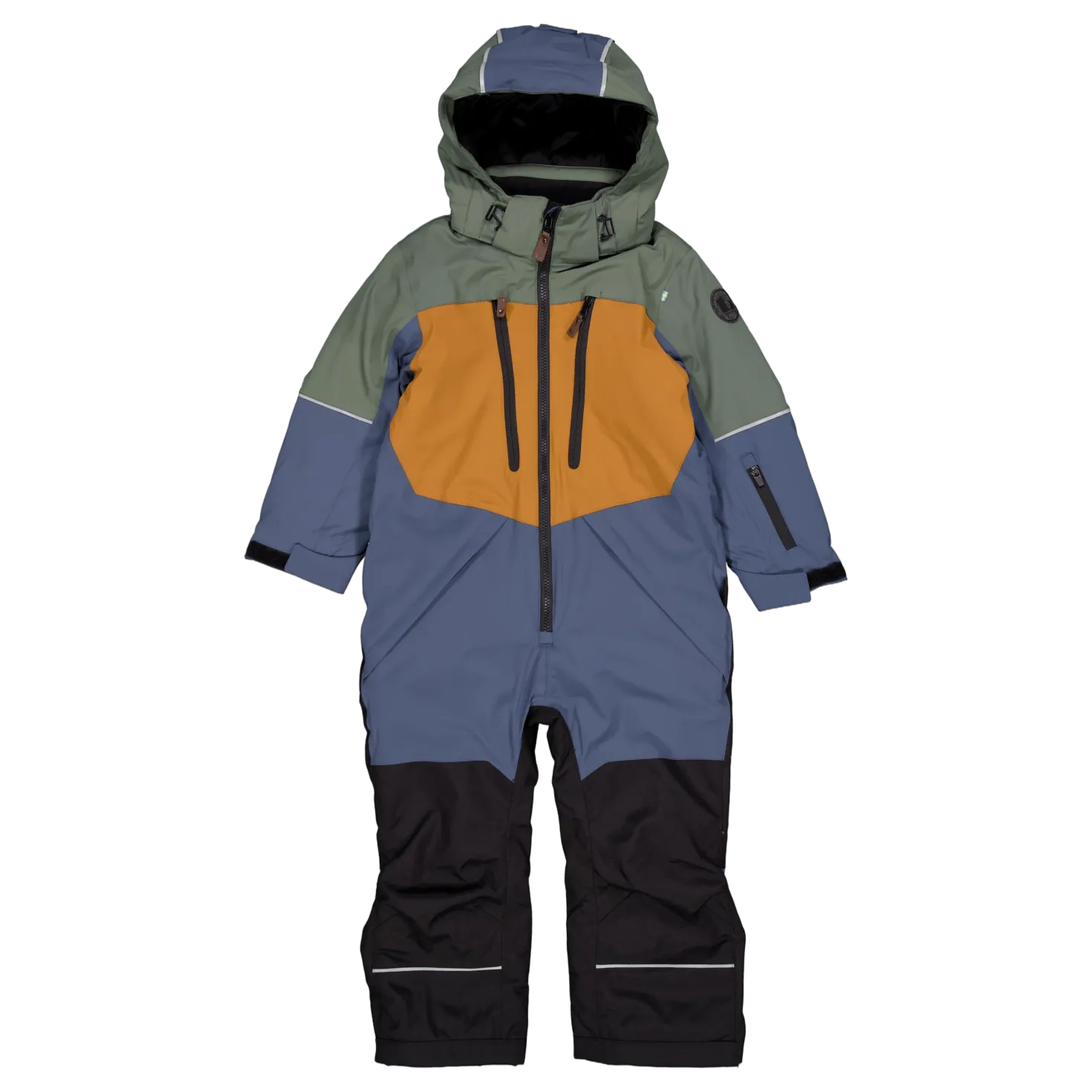Alpine Winter Overall Green/blue