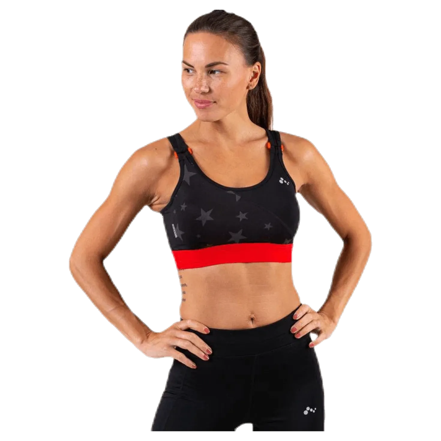 Alya Aop Sports Bra Black