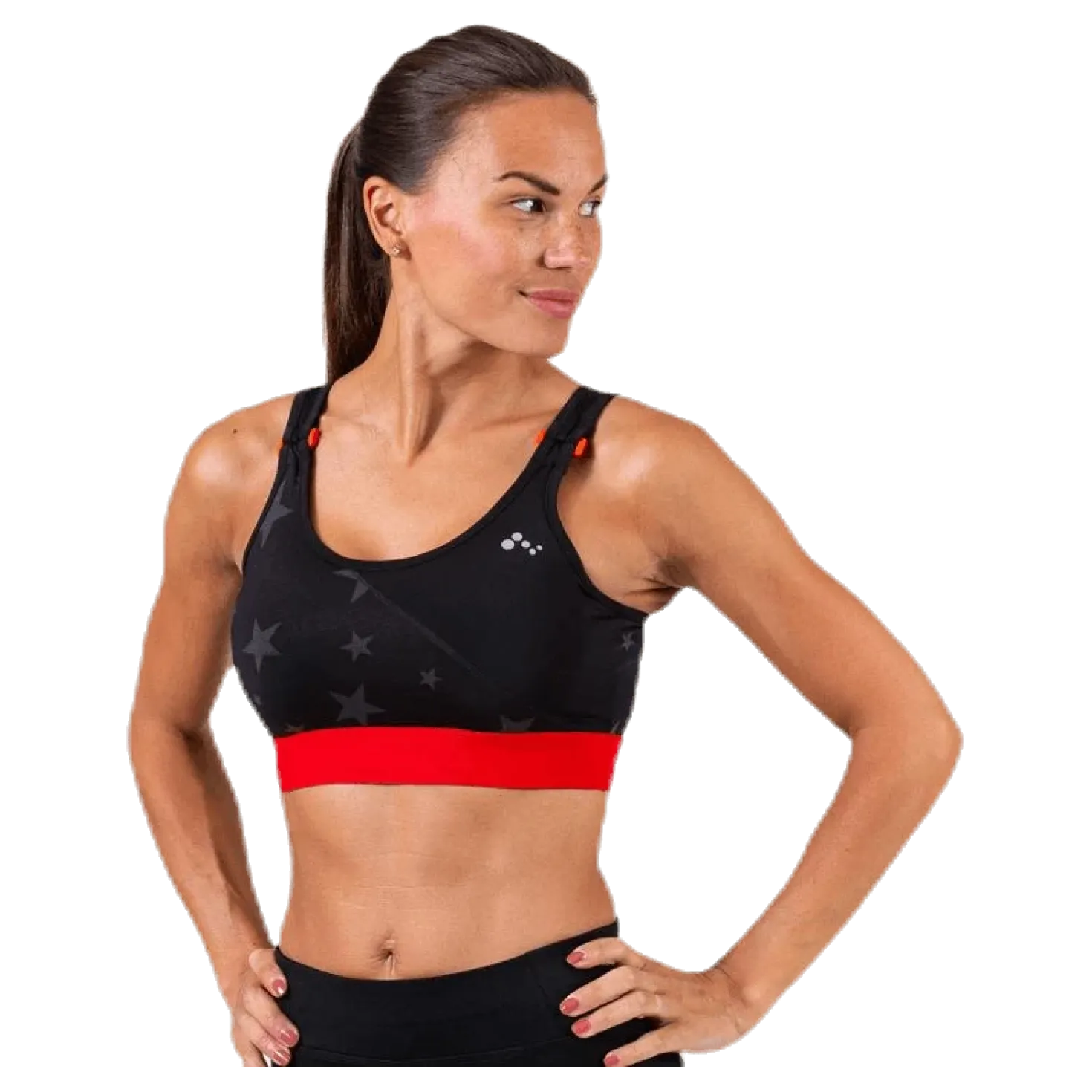 Alya Aop Sports Bra Black
