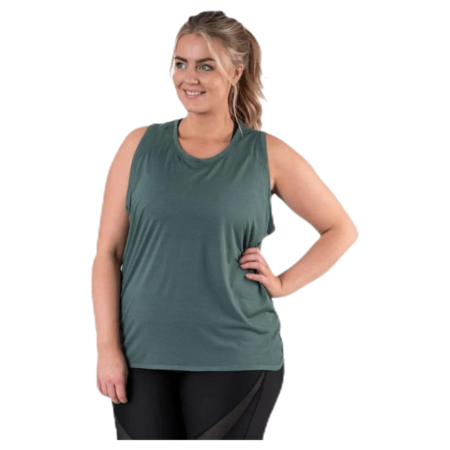 Alya Plus Size tank Green