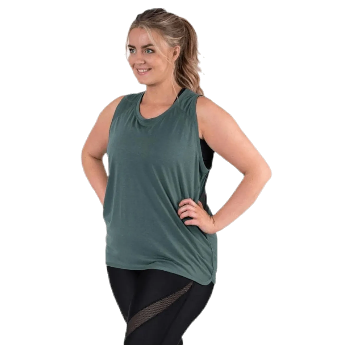 Alya Plus Size tank Green