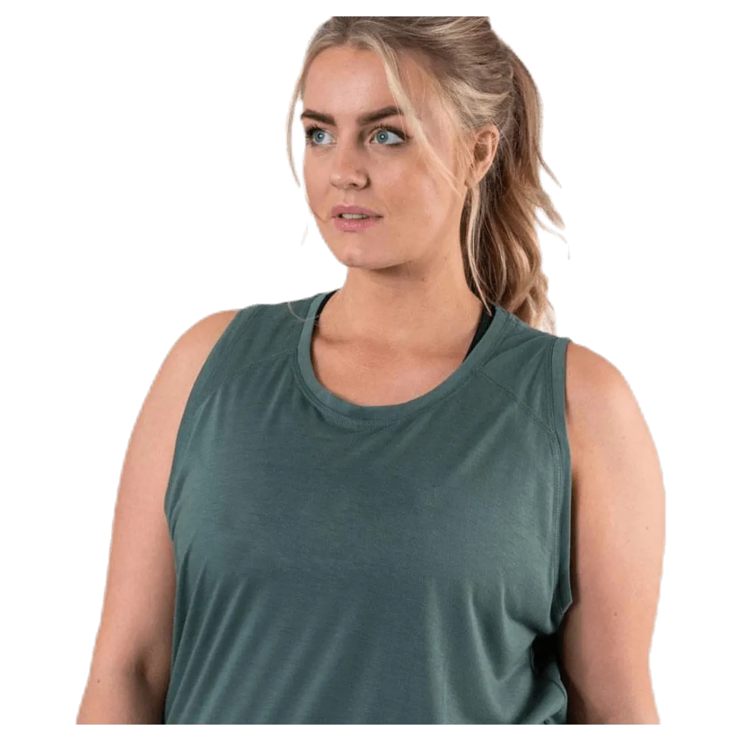 Alya Plus Size tank Green