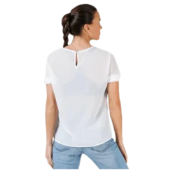 Amalie Ss Smock Top White