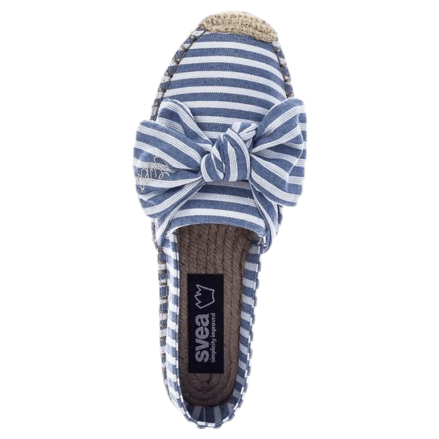Amanda Knot Espandrillo Blue/White