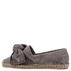 Amanda Knot Espandrillo Grey/Beige