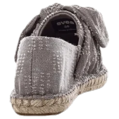 Amanda Knot Espandrillo Grey/Beige