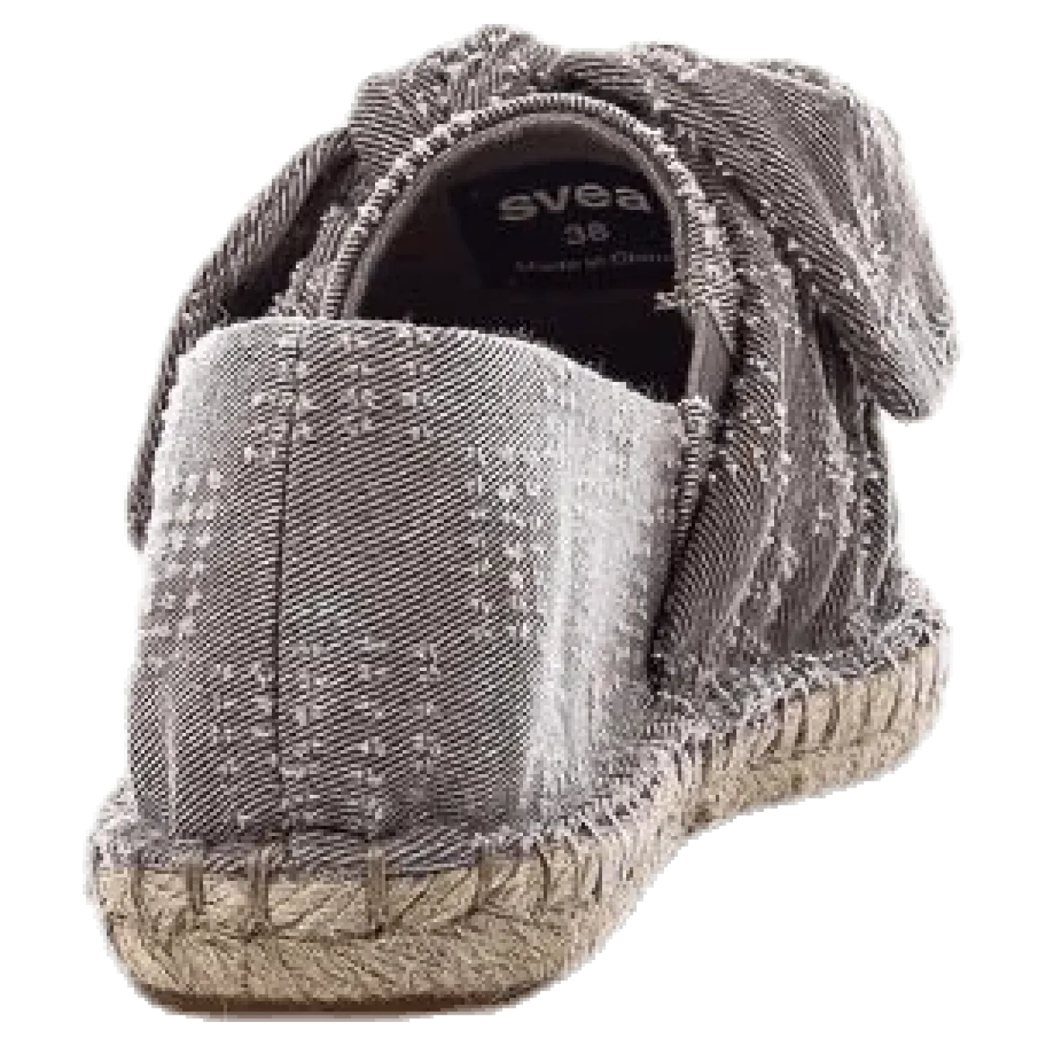 Amanda Knot Espandrillo Grey/Beige
