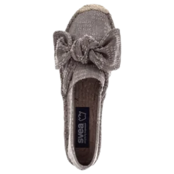 Amanda Knot Espandrillo Grey/Beige