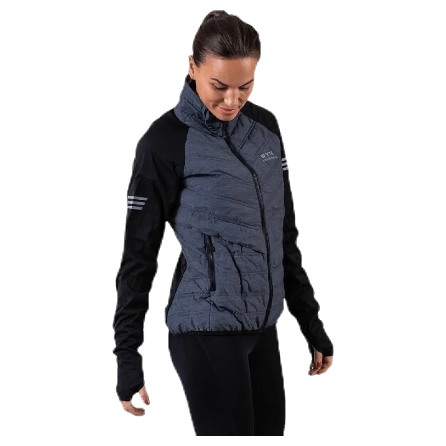 Anja Hybrid Jacket Black