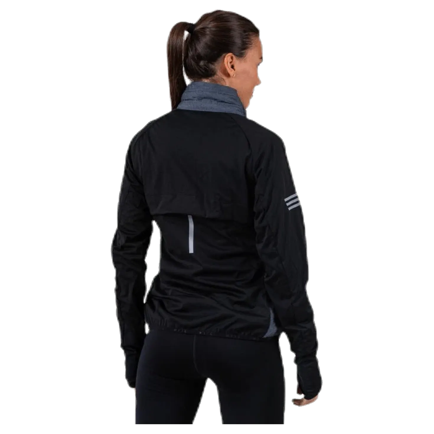 Anja Hybrid Jacket Black