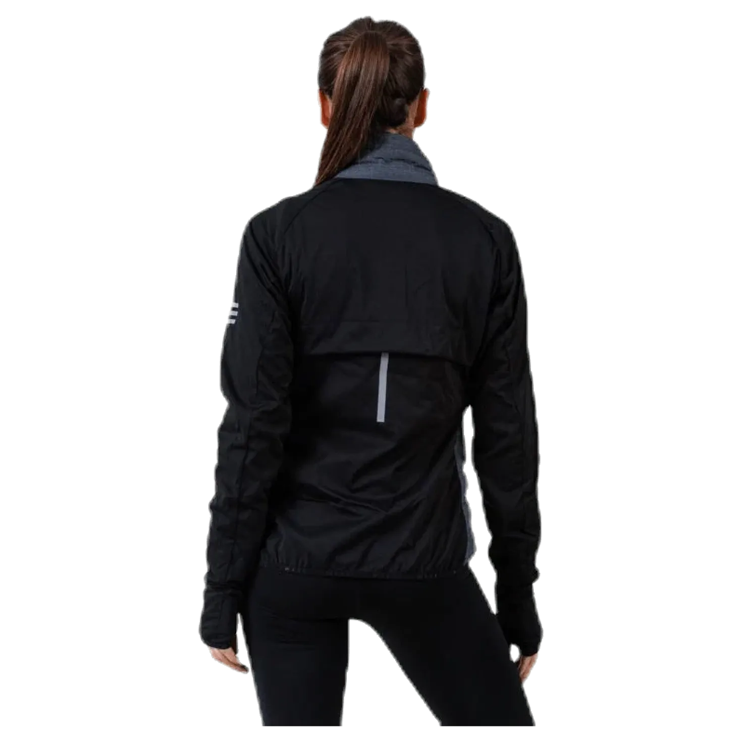 Anja Hybrid Jacket Black