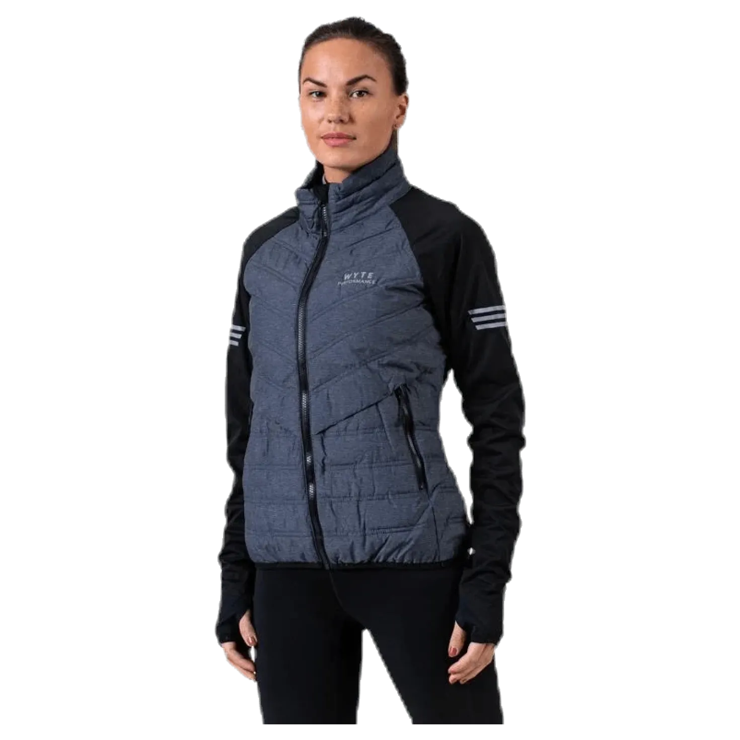 Anja Hybrid Jacket Black
