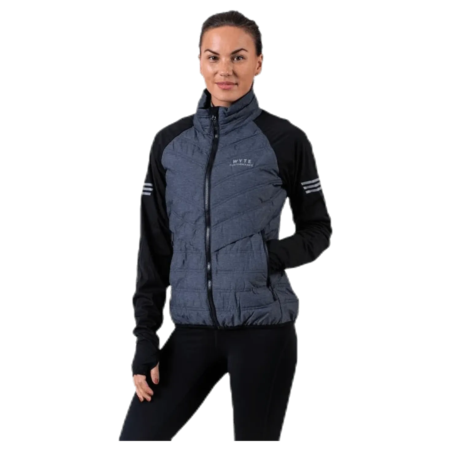Anja Hybrid Jacket Black