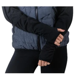 Anja Hybrid Jacket Black