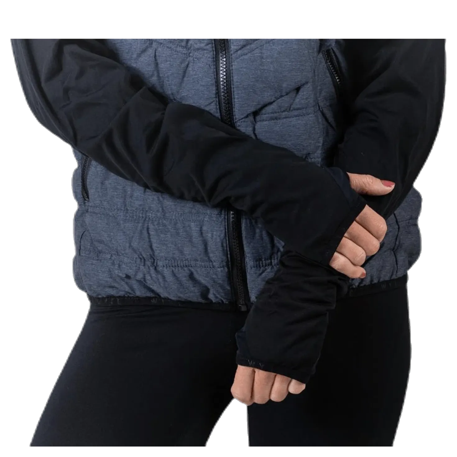Anja Hybrid Jacket Black