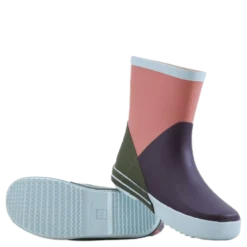 Arild Short Boot Blackberry/light Rose