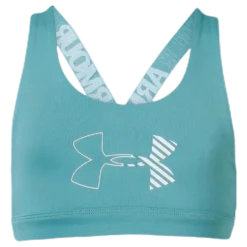 Armour HeatGear Graphic Bra Youth Blue