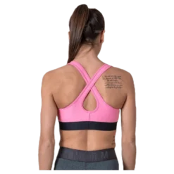 Armour Mid Crossback Bra Pink
