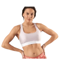 Armour Mid Crossback Bra Pink